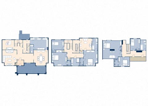 Floor plan for 6 beds, 3.5 baths, 2700 sqft